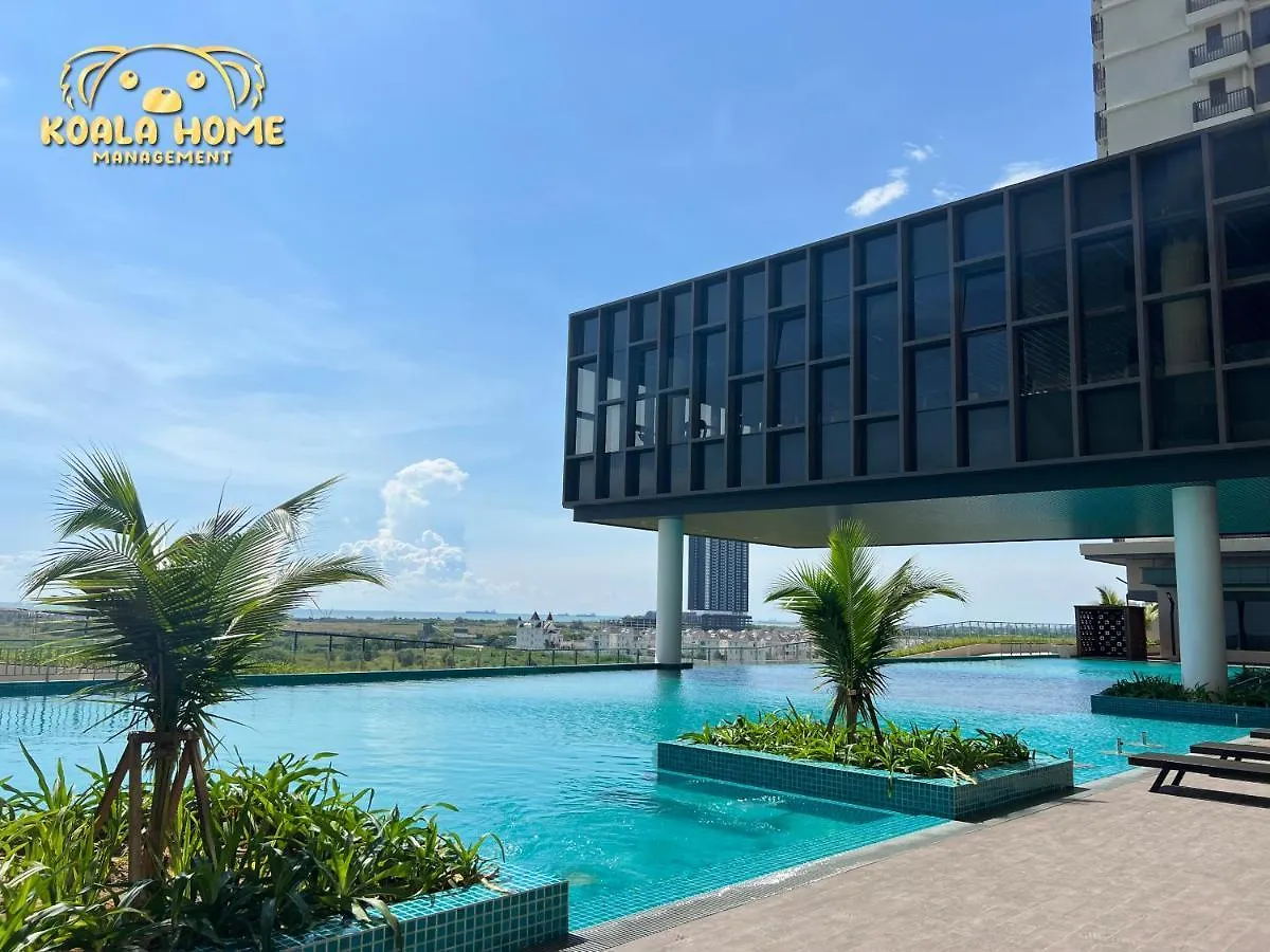 B3413A Bali I Seaview I Video Game I 2-6Pax I 5Minjonker Apartment Malacca